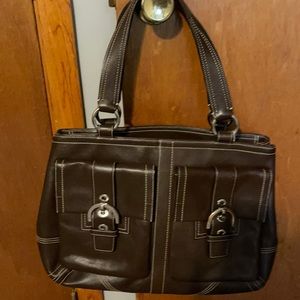 Gently used Brown Coach Tote